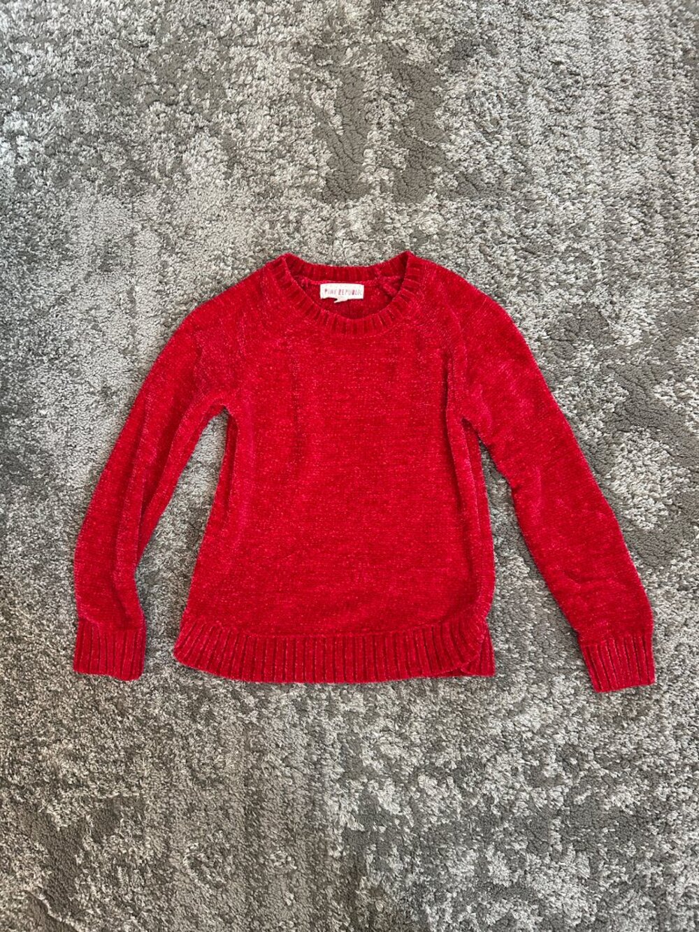 Pink Republic Girls Medium 10/12 Red Sweater